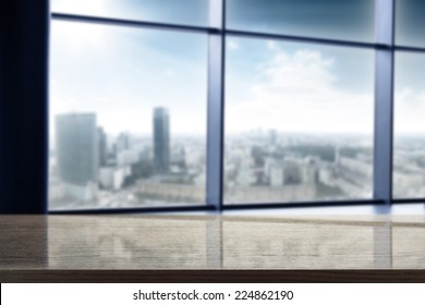 Dark Desk And Window 