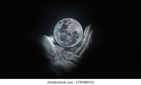 Dark Earth Hold Hands Stock Photo 1739580725 | Shutterstock