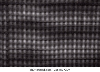 Dark Fabric Texture with Grid Structure