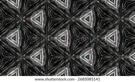 Dark Geometric Pattern with Triangular Shapes