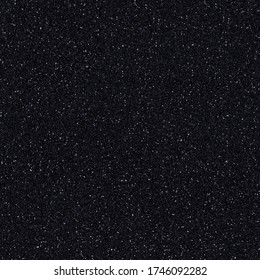 Dark Gray, Black Glitter, Sparkle Confetti Texture. Christmas Abstract Background. Ideal Seamless Pattern, Tile Ready.