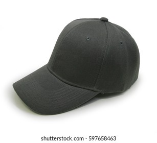 Dark Gray Blank Baseball Cap Closeup Stock Photo (Edit Now) 597658463