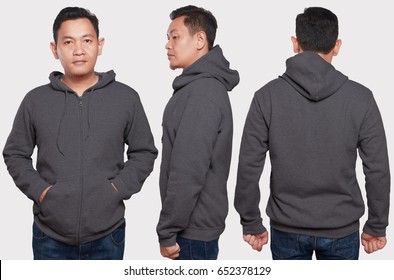 Dark Gray Hoodie Mock Up