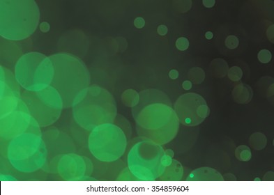 Dark Green Abstract Backgrounds With Bokeh