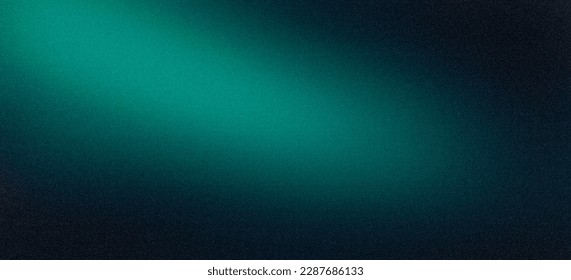 Dark green color gradient grainy background, illuminated spot on black, noise texture effect, wide banner size. - Powered by Shutterstock