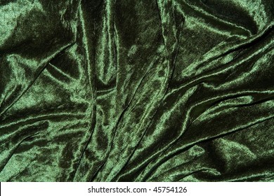 Dark Green Color Velvet Abstract Background