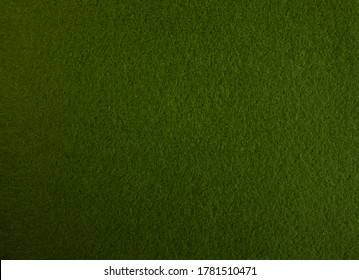 Dark Green Felt, Closeup Fabric Texture