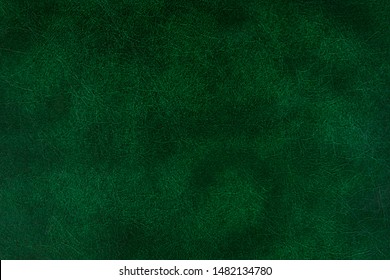 Dark green leather texture background surface for backdrop.