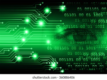 dark green Light Abstract Technology background for computer graphic website internet business. circuit. illustration. digital. infographics. binary code. www.Spark.zero one. eye scan virus