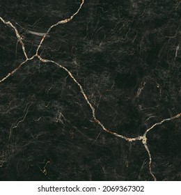 Dark green marble texture, abstract background 