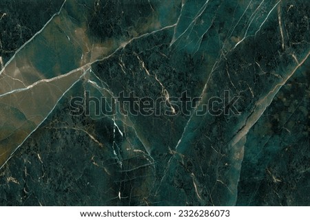Dark Green Marble Texture with Multi Coloured Veining Pattern Background, Colourful Grunge Closeup Rusty Surface, Use for Ceramic High Gloss Tiles design, High Detailed Clean and Clear Image