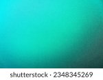 Dark green mint sea teal jade emerald turquoise light blue abstract background. Color gradient blur. Rough grunge grain noise. Brushed matte shimmer. Metallic foil effect. Design. Template. Empty.