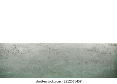 Dark Green Stone Surface On White Background