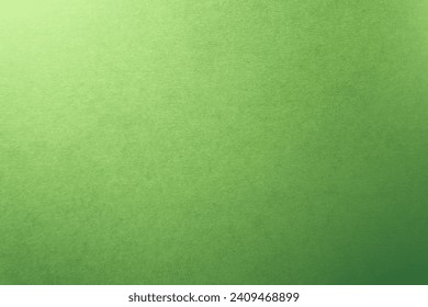 Dark green tone gradation with light color shade paint on environmental friendly cardboard box blank kraft paper texture background with space minimal style Stock-foto