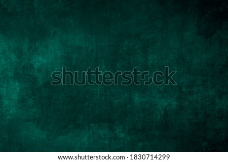 Dark green wall background or texture