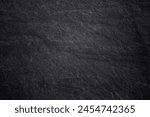 Dark grey black slate background or texture, Black stone background