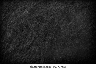 Dark Grey Black Slate Background Or Texture.