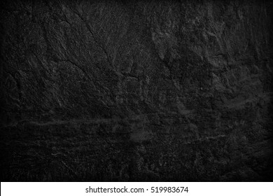 Dark grey black slate background or texture. - Shutterstock ID 519983674
