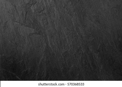 Dark Grey Black Slate Background Or Texture.