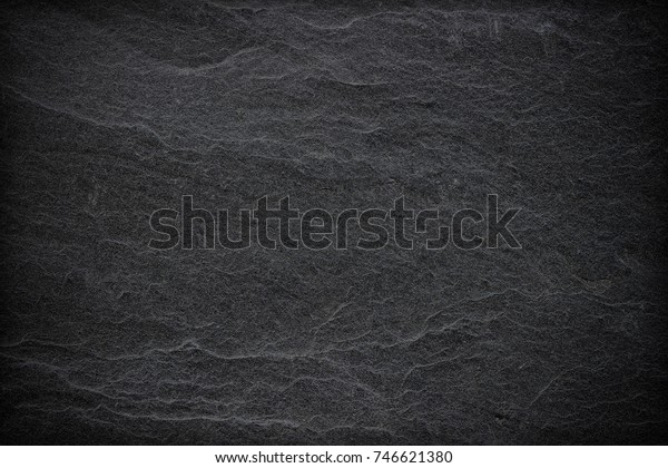 暗いグレイの黒いスレート背景またはテクスチャ 黒石 の写真素材 今すぐ編集