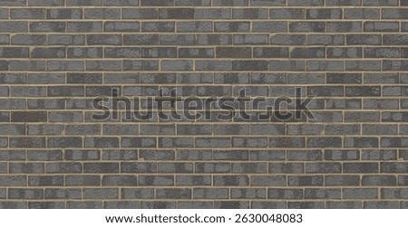 Dark Grey Brick Wall Texture – 6K High-Resolution Surface for Architecture and Interior Design

