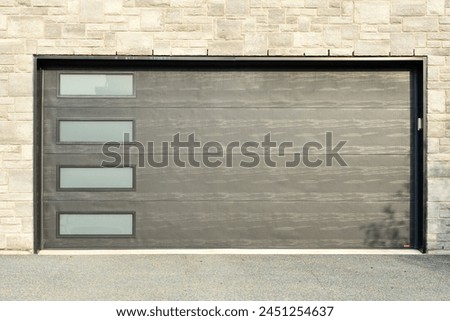 Similar – Image, Stock Photo The roller shutter has been closed for a long time, tender tendrils conquer it as a climbing aid