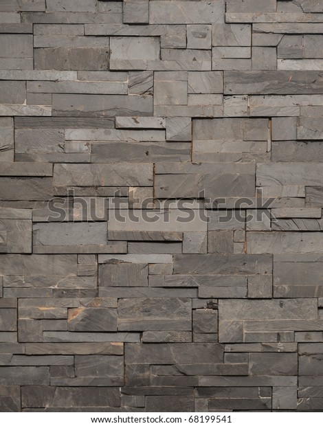 Dark Grey Stone Tile Texture Brick Stock Photo (Edit Now) 68199541