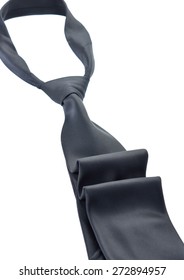 Dark Grey Tie On White Background Stock Photo 272894957 | Shutterstock