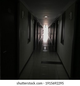 Dark Hallway Of The Apartment