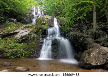 Dark Hollow Falls in Shenandoah National Park, Virginia in June 2013.