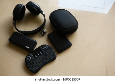 Dark Matte Black Electronic Gadgets