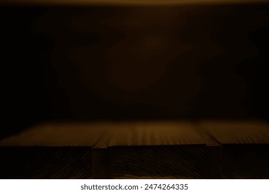 Dark Moody Wooden Surface with Soft Lighting - Perfect Background for Product Display or Vintage Themes - Powered by Shutterstock