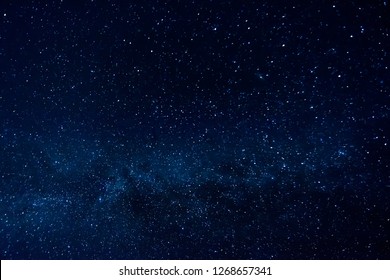 Dark Night Starry Sky Background.