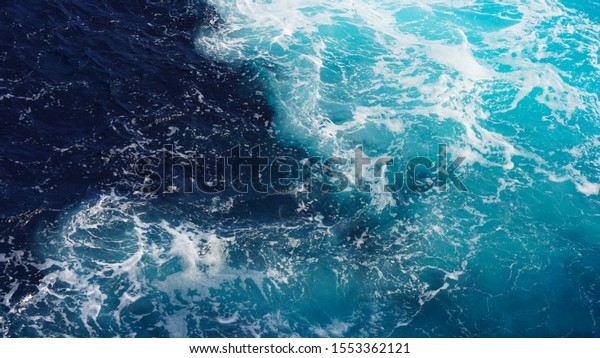 Dark Ocean Water Drawing Sea Water Stock Photo 1553362121 | Shutterstock