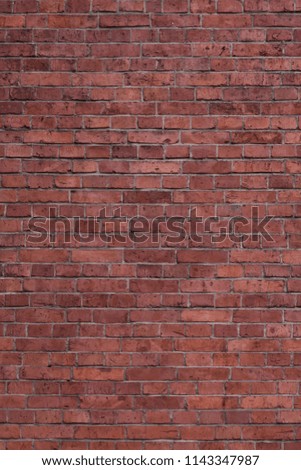 dark old brick, distant plan. wall.