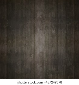Dark old dirty wooden wall for background texture.