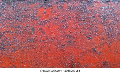 Dark Old Red Rustic Metal Background