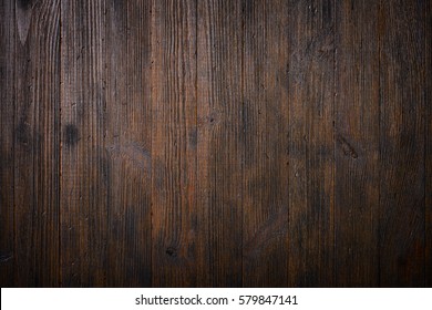Dark old wooden table texture background top view - Shutterstock ID 579847141