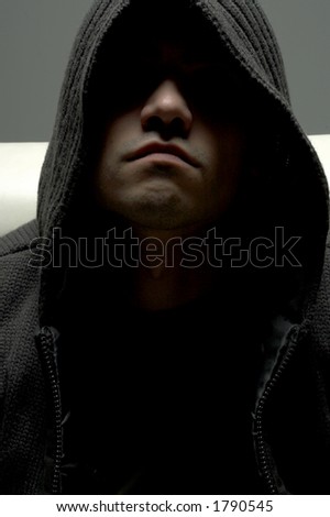 Image, Stock Photo Obscured portrait Lips