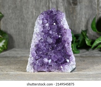 Dark Purple Amethyst Geode Crystal