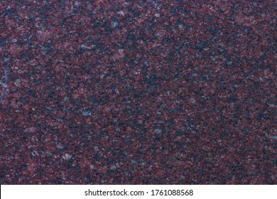 Dark Purple Granite Background Used For Kitchen Worktop, Table, Window Sill, Fence. Red Violet Igneous Rock Stones Texture. Text Sign Advertising Design Mockup. Architecture Detail Natural Backdrop.