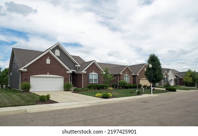 Dark Red Brick Condo Complex