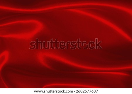 Dark red fabric texture background, detail of silk or linen pattern.