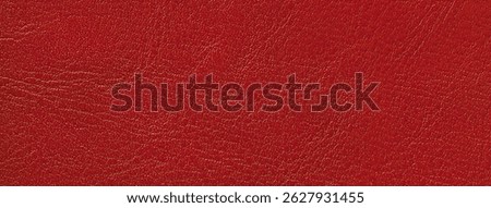 Dark red leather texture background, closeup. Brick cracked backdrop from wrinkle skin, structure of textile.