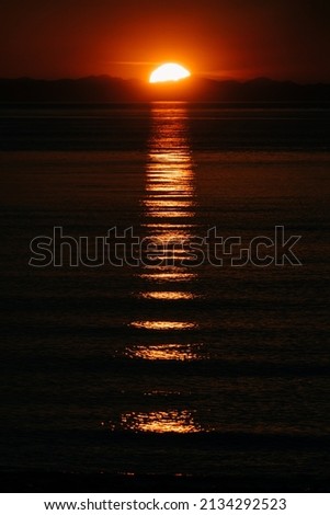 Similar – Foto Bild Sonnenuntergang am Ammersee in Bayern, Deutschland