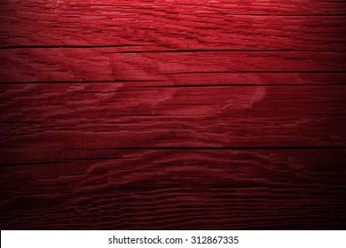 Dark Red Wooden Background.