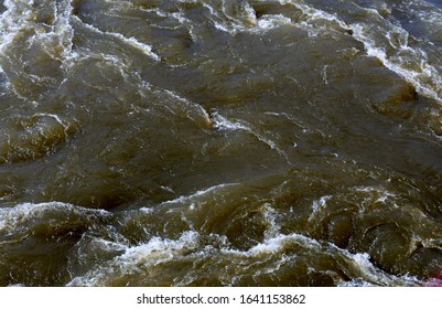 Dark, Rolling Water Of Neosho River