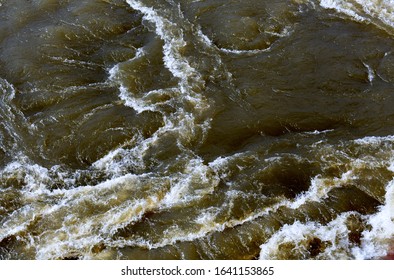 Dark, Rolling Water Of Neosho River