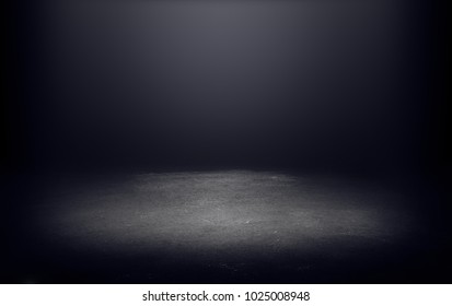 Dark Room With Light Background.