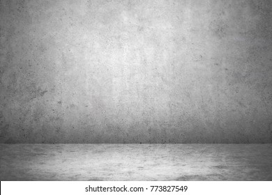 Dark Room Wall Background.grey Wall And Floor Interior Background.